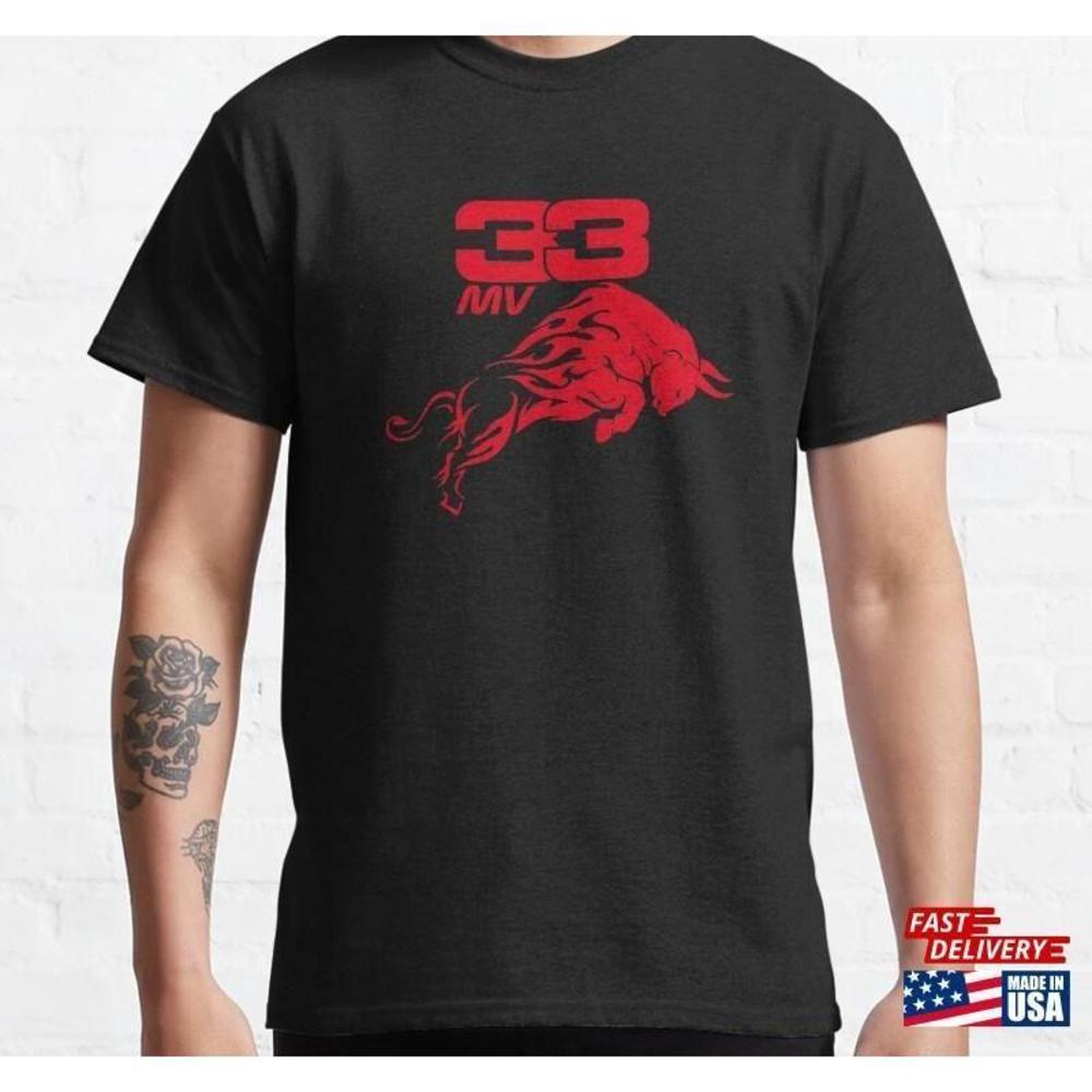 Max Verstappen 33 Classic Tshirt  1